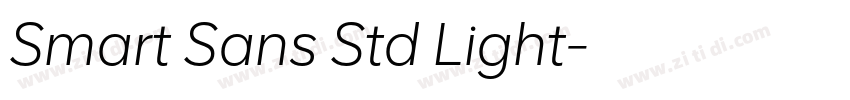 Smart Sans Std Light字体转换 Smart Sans Std Light字体转换